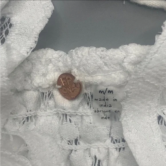 NWT, Free People Intimately “Adella” Cami, White, M, - Picture 11 of 13